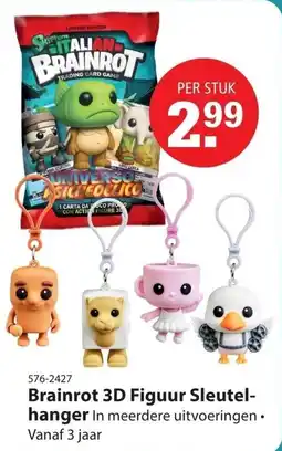 Marskramer Brainrot 3D Figuur Sleutelhanger aanbieding