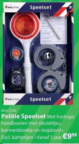 Marskramer Politie speelset aanbieding