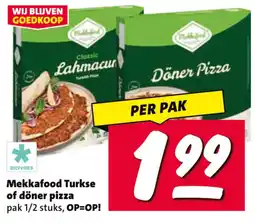 Nettorama Mekkafood Turkse of döner pizza aanbieding