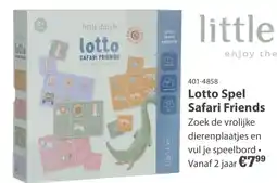 Marskramer little dutch Lotto Spel Safari Friends aanbieding
