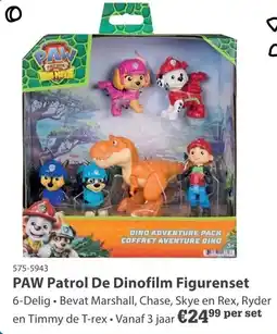 Marskramer PAW Patrol De Dinofilm Figuureset aanbieding