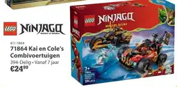 Marskramer lego ninjago kai en cole's combivoertuigen aanbieding