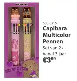 Marskramer Dream P&P Capibara Multicolor Pennen aanbieding