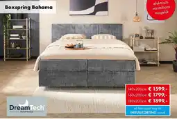 Woonsquare Dreamtech boxspring bahama aanbieding