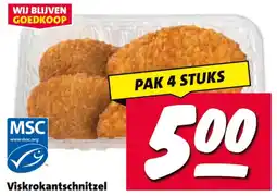 Nettorama Viskrokantschnitzel aanbieding