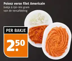Poiesz Poiesz verse filet Americain aanbieding