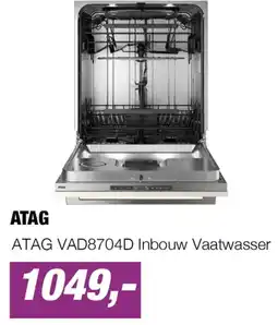 EP ATAG ATAG VAD8704D Inbouw Vaatwasser aanbieding