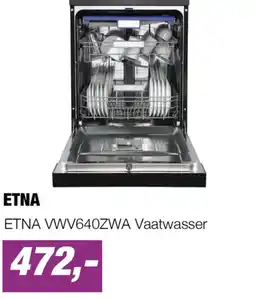 EP ETNA ETNA VWV640ZWA Vaatwasser aanbieding