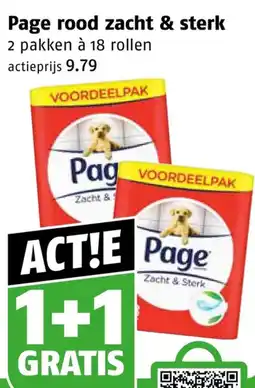 Poiesz Page rood zacht & sterk aanbieding