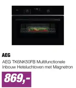 EP AEG AEG TK6NK50FB Multifunctionele Inbouw Heteluchtoven met Magnetron aanbieding