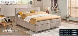 Woonsquare Dreamtech boxspring sunrise aanbieding