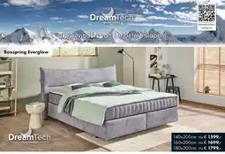 Woonsquare DreamTech Boxspring Everglow aanbieding