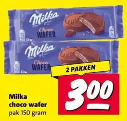 Nettorama Milka choco wafer aanbieding