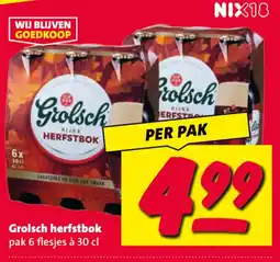 Nettorama Grolsch herfstbok aanbieding