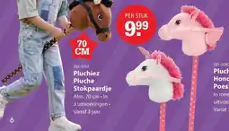 Marskramer Pluchiez Pluche Stokpaardje aanbieding