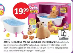 Marskramer Zuru pets alive mama capibara met baby's aanbieding