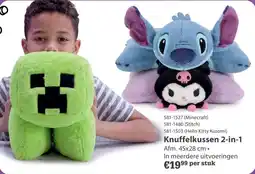 Marskramer Knuffelkussen 2-in-1 aanbieding