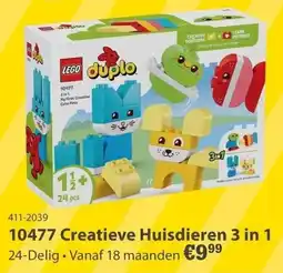 Marskramer lego duplo creatieve huisdieren 3 in 1 aanbieding