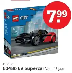 Marskramer LEGO CITY 60486 EV Supercar aanbieding