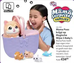 Marskramer Little Live Pets Mama Surprise! Families aanbieding