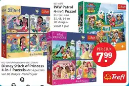 Marskramer Trefl PAW Patrol 4-in-1 Puzzel aanbieding