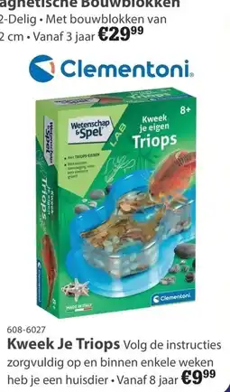 Marskramer Clementoni Kweek Je Triops aanbieding