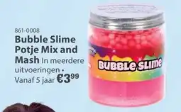 Marskramer bubble slime potje mix and mash aanbieding