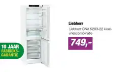 EP Liebherr CNd 5203-22 koel-vriescombinatie aanbieding