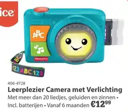 Marskramer fisher-price Leerplezier Camera met Verlichting aanbieding