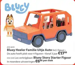 Marskramer Bluey Heeler Familie Uitje Auto aanbieding