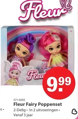 Marskramer Fleur Fairy Poppenset aanbieding
