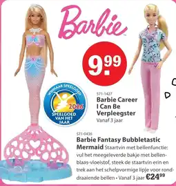 Marskramer Barbie Barbie Career I Can Be Verpleegster aanbieding
