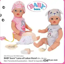 Marskramer BABY born Lena of Lukas Hond aanbieding