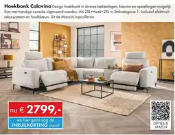 Woonsquare Hoekbank Calavino aanbieding