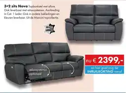 Woonsquare 3+2 zits Nova aanbieding