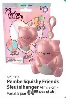 Marskramer Pembe Squishy Friends Sleutelhanger aanbieding