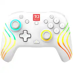 MediaMarkt Turtle Beach Afterglow Wave Wireless - White Controller Nintendo Switch 2 Switch Lite Oled Wit aanbieding