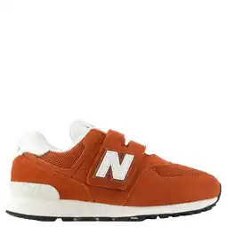 Wehkamp New Balance 574 mesh sneakers - cognac/ecru aanbieding