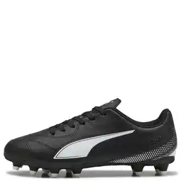 Wehkamp Puma Vitoria II FG/AG junior voetbalschoenen zwart/wit aanbieding