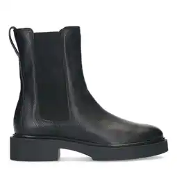 Wehkamp Manfield leren chelsea boots zwart aanbieding