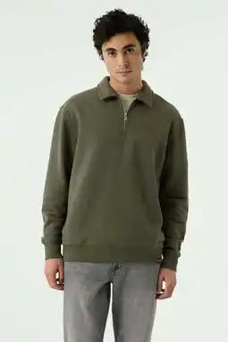 Wehkamp Garcia regular fit trui - olijfgroen aanbieding