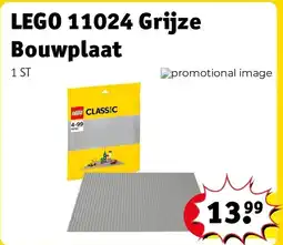 Kruidvat LEGO 11024 Grijze Bouwplaat aanbieding