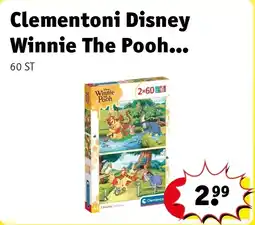Kruidvat Clementoni Disney Winnie The Pooh Puzzels aanbieding
