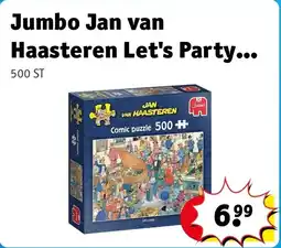 Kruidvat Jumbo Jan van Haasteren Let's Party Puzzel aanbieding