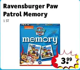 Kruidvat Ravensburger Paw Patrol Memory aanbieding