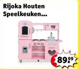 Kruidvat Rijoka Houten Speelkeuken Kinderkeuken met Hart aanbieding