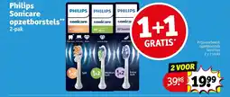 Kruidvat Philips Sonicare opzetborstels aanbieding