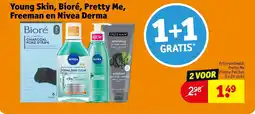 Kruidvat Young Skin, Bioré, Pretty Me, Freeman en Nivea Derma aanbieding