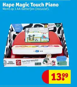 Kruidvat Hape Magic Touch Piano aanbieding