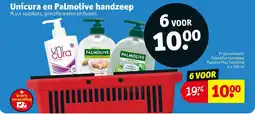 Kruidvat Unicura en Palmolive handzeep aanbieding